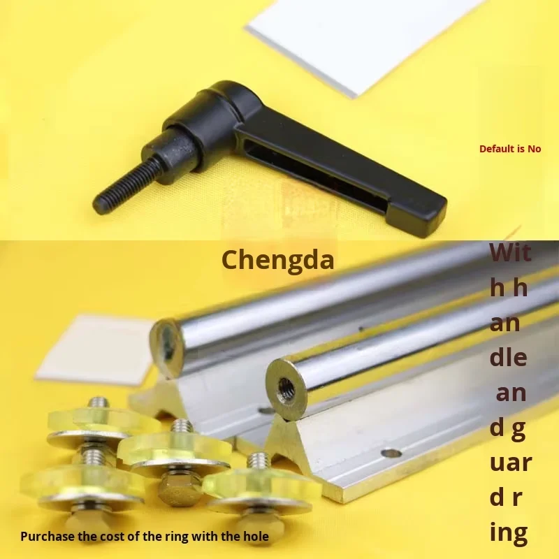 product 25 cylindrical sbr16 aluminum bracket sbr20 optical axis diy engraving machine slide table hardened linear guide-14