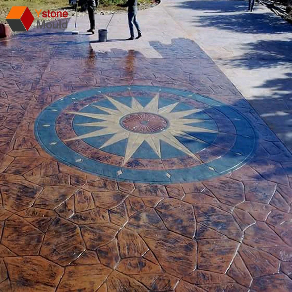 Stamp Mould Floor Mat Silicone Rubber For Concrete Stamping Moulds