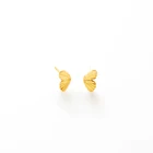 18k gold plated jewelry noble 925 sterling silver trendy butterfly stud earrings for women party