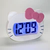 Cute cat home office general LCD digital alarm clock morning snooze alarm clock