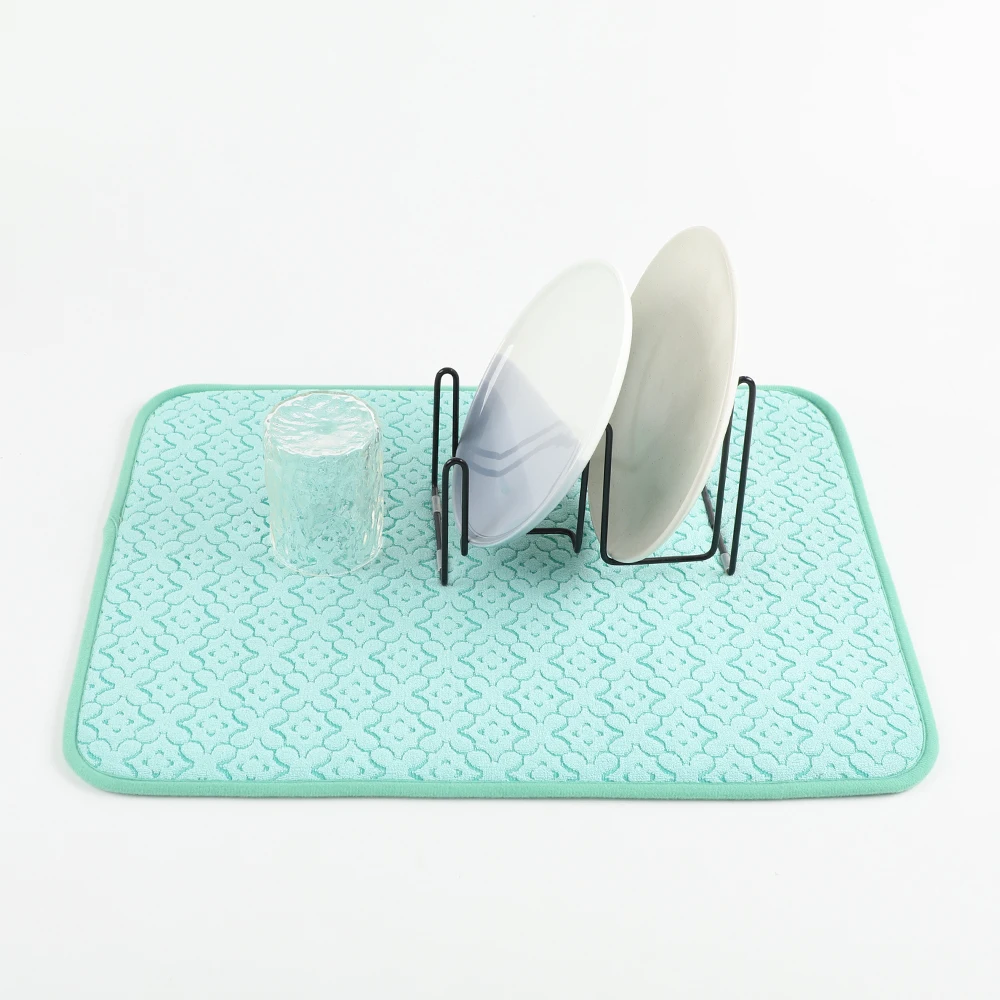 Grs Bsci Wholesale Microfiber Weft Jacquard Placemat Kitchen Table