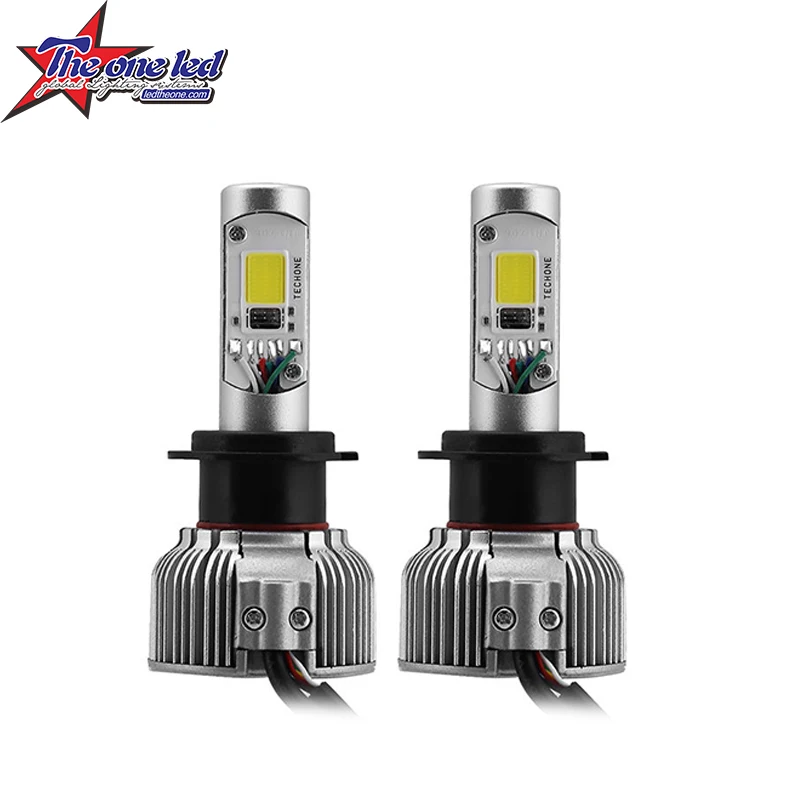 Factory price LED Headlamp For Cars H1 H3 Single Beam Super Bright 9005 9006 LED Car Lightbulb