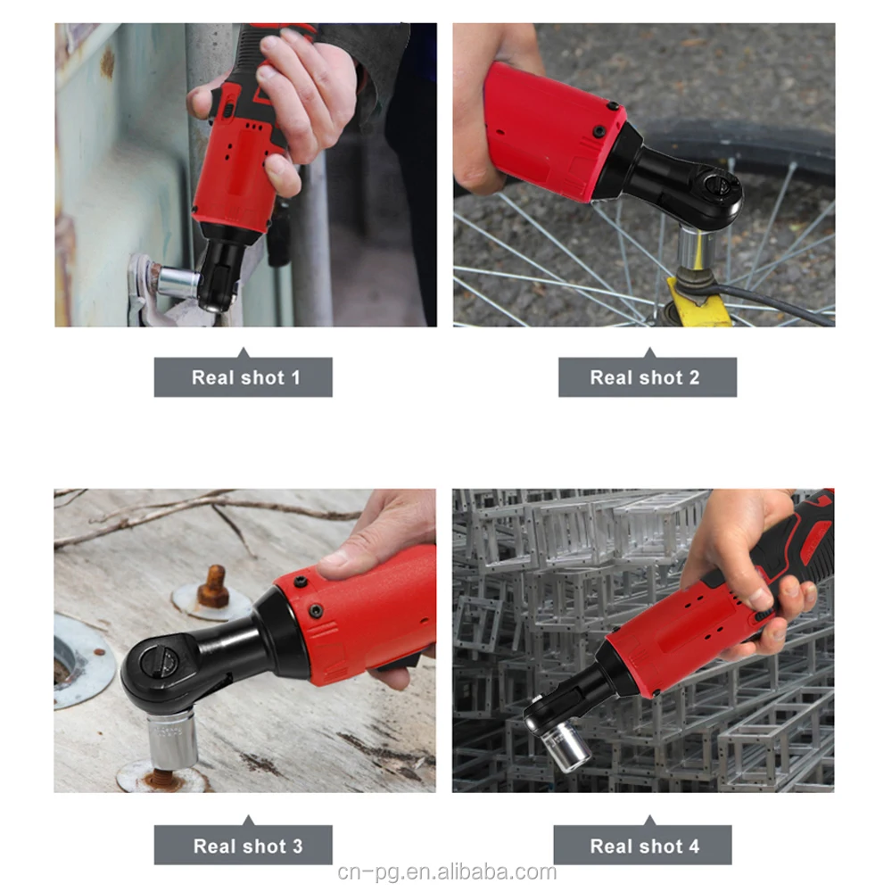 18v Cordless Lilon Electric Wrench Portable Multifunctional 3/8 Inch