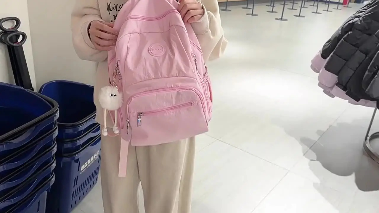 QICHENG Canvas Backpack Trendy, Functional, and Safe