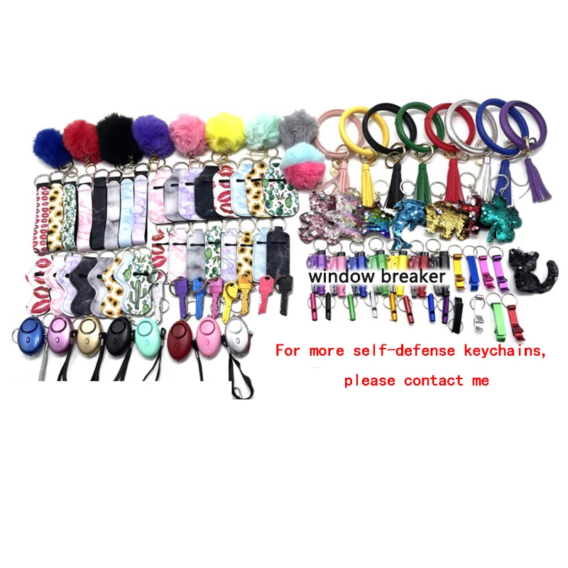 Safety Keychain Set Wholesale Self Defense Keychain Bulk Alarm Knife Whistle Self Defense Keychain Buy Self Defense Keychain Self Defense Self Defense Keychain Self Defense For Women Self Defense Products Women Keychain Defense