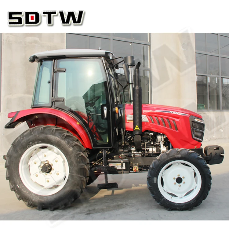 4x4 Wheel Drive 100 Hp Tractor Tt1004 With Front End Loader And Backhoe