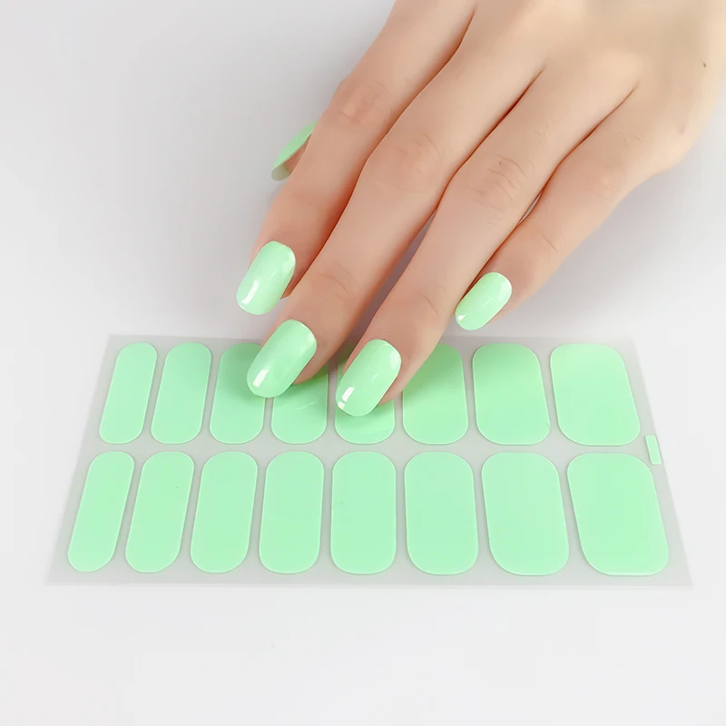 Beautysticker Wholesale Glitter Nail Wraps Sticker Colorful Easy Use 2d