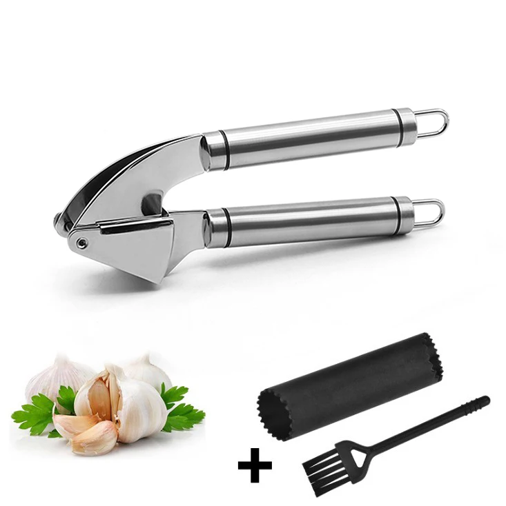 Professional Garlic Mincer Ginger Press With Ergonomic Handle Garlic