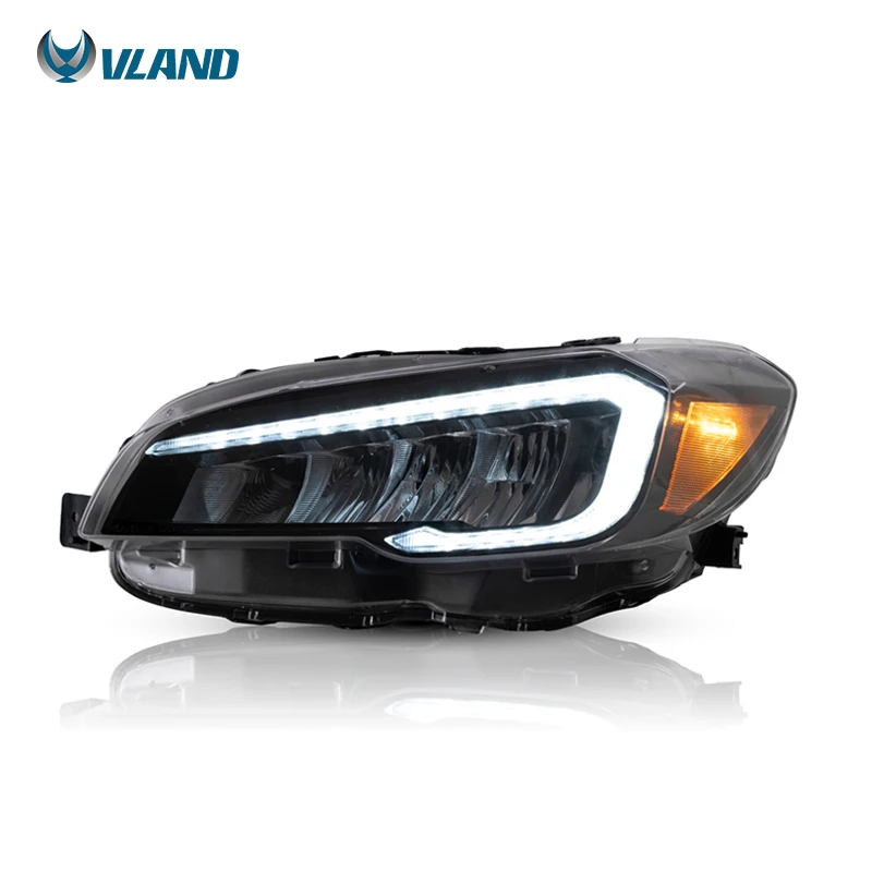 VLAND Wholesale Full LED DRL With Sequential Head lights 2015-2020 STI Headlight For Subaru WRX