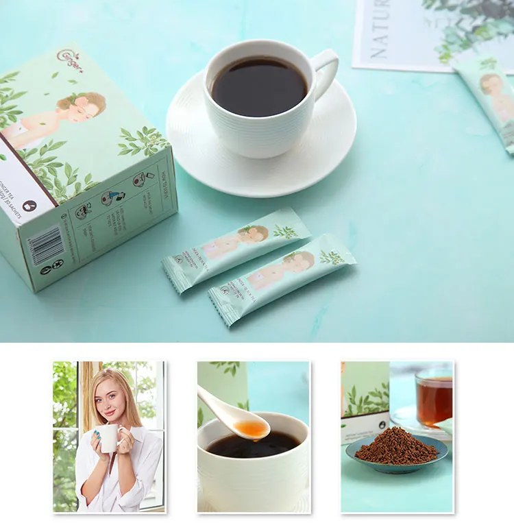 2019 Certified Herbal Tea Chinese Black Green Tea Burning Fat Ginger Slimming Tea - 4uTea | 4uTea.com