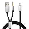 Car Aux Cable IOS to 3.5mm Jack Premium Auxiliary Audio Extension USB Charging Cord For iPhone 8 7 plus iPhone X XS