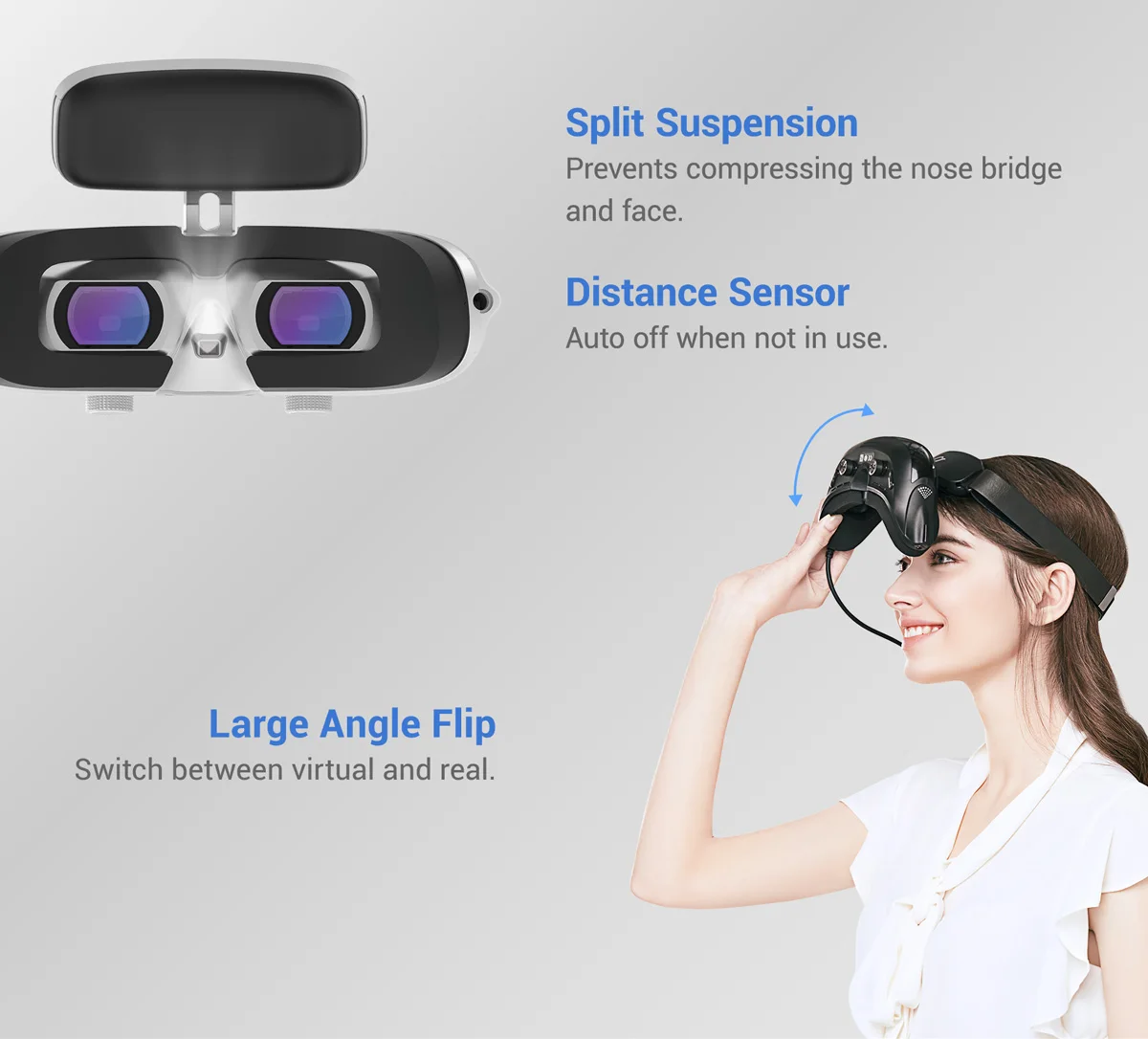 New Arrival Eye Protection Vr 3d Glasses Headset Virtual Reality All In ...