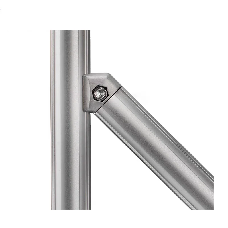 product 1000 series 45 degree internal connector third generation wire rod aluminum alloy lean pipe profile workbench car accessories-11