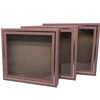 Factory wholesale recyclable coated paper window red gift box
