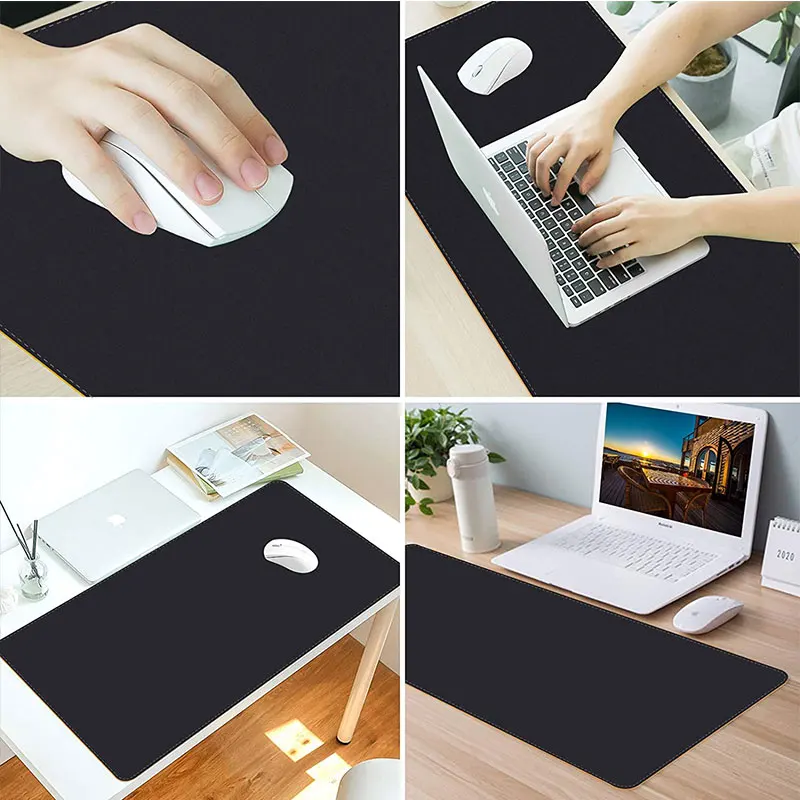Wholesale Large Mouse Pad Pu Leather Cork Desk Mat Blotter Office Write