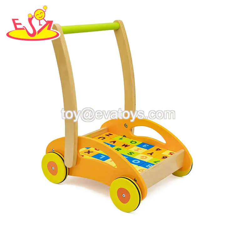 Juguetes Educativos De Madera Para Caminar Con Bloques De Construcción