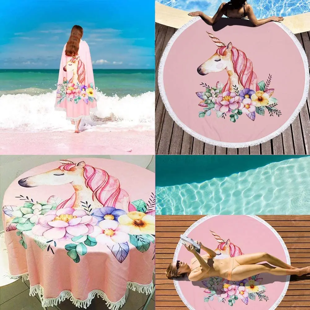 Unicorn Beach Towel