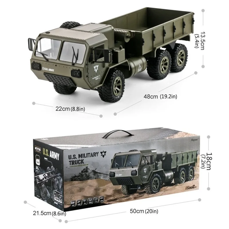 rc 6x6 military truck