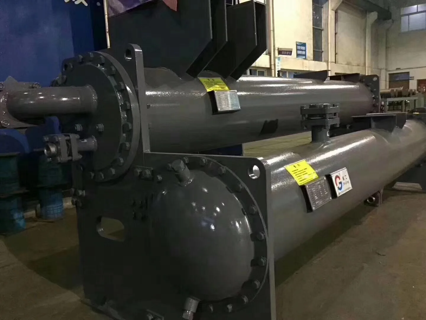 Freon Refrigerating Device Super Cooling Machine Water Cooled Screw