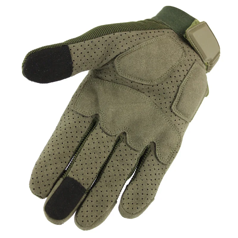 Outdoor Rubber Knuckle Guard Full Finger Tactical Gloves For Hunting