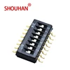Hot sale dial switch SMD/SMT dip decode slide switch 16 pin 1.27 pitch