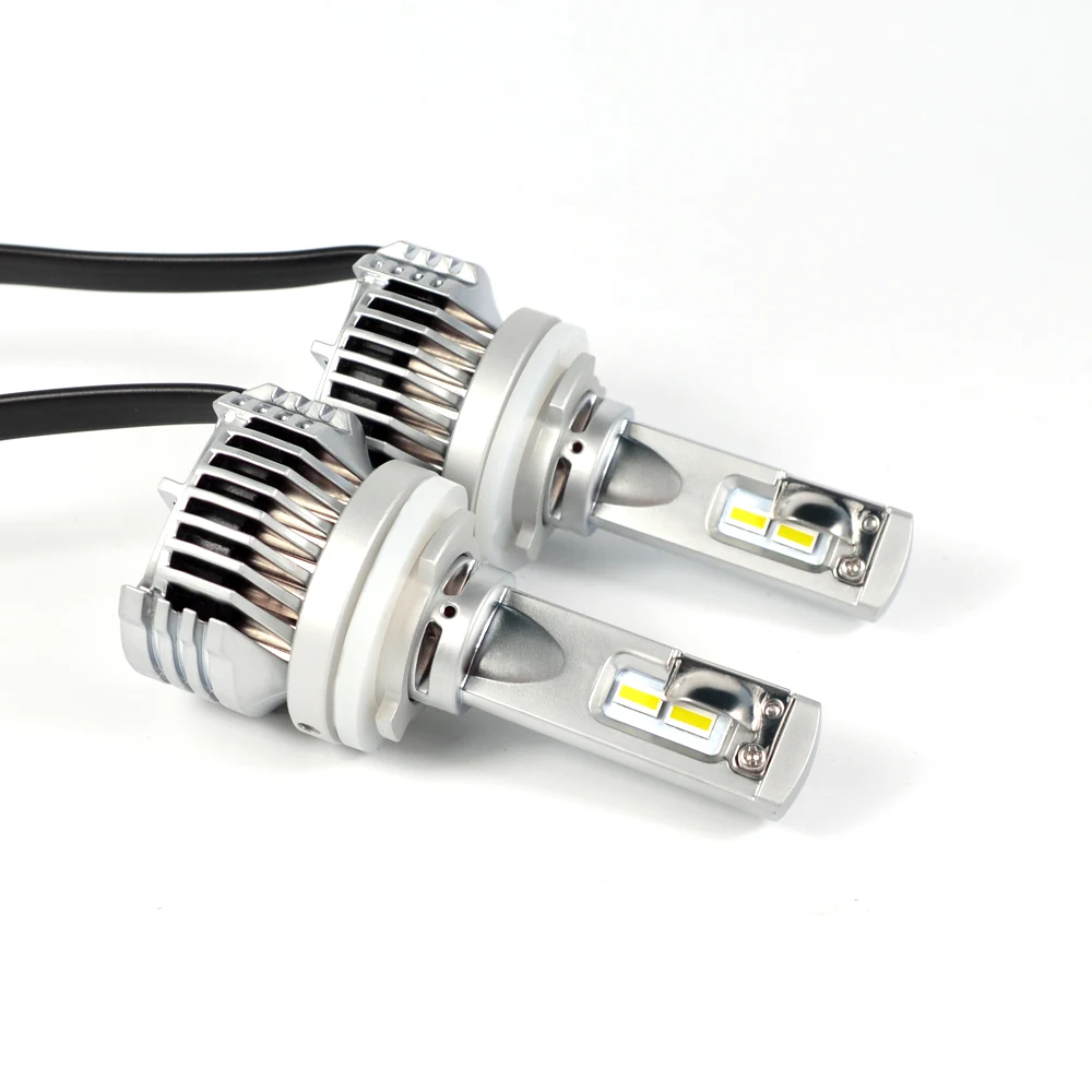 Flydee Super bright High power 45W 6500LM P12 H15 DRL day time driving LED headlight with Lattice power HGL3 LED chip