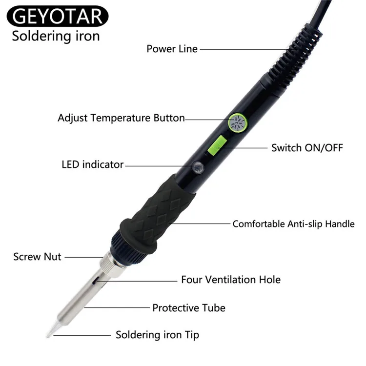 Soldering Iron Kit 110v/220v Soldering Iron Portable Adjustable