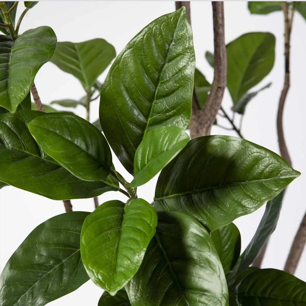 120厘米盆栽人造橡胶树,绿色树家居装饰