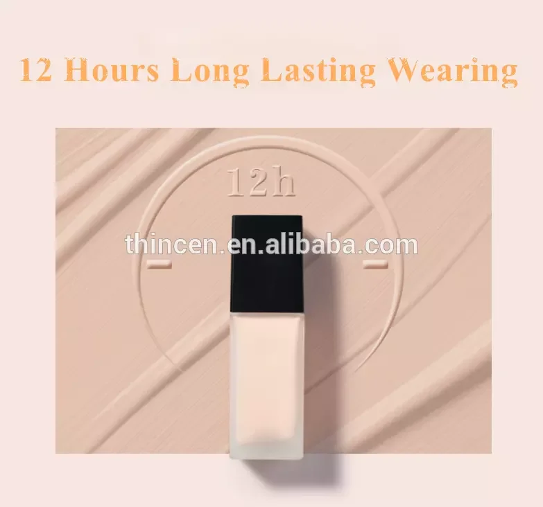 OEM Wholesale Full Coverage Custom Makeup Organic Matte Liquid Make Up Foundation