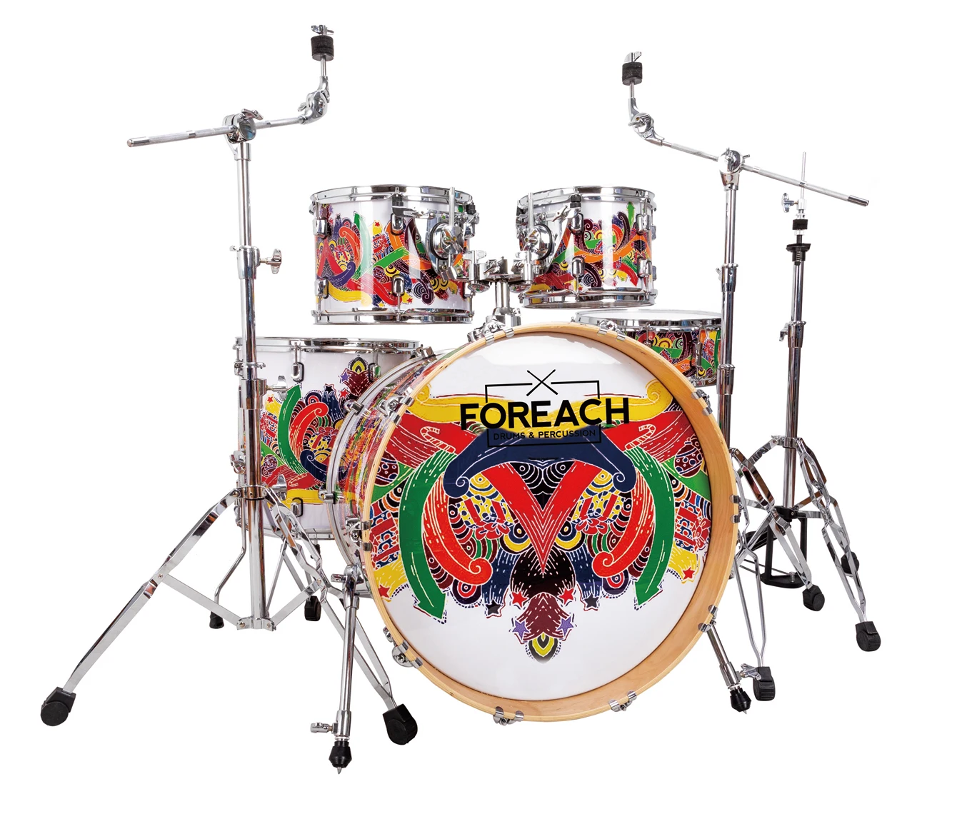 Custom Design Foreach Printed Pvc Drum Set Drum Kit Buy Drum Set,Drum