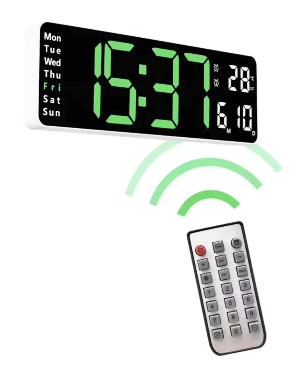 2023 Hot Sale Smart Table Clock Digital Electronic Wall Clock With