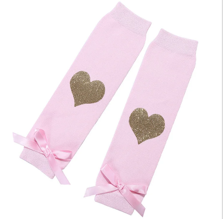 
high quality cute cotton leg warmer for baby wholesale girls pink leg warmer 