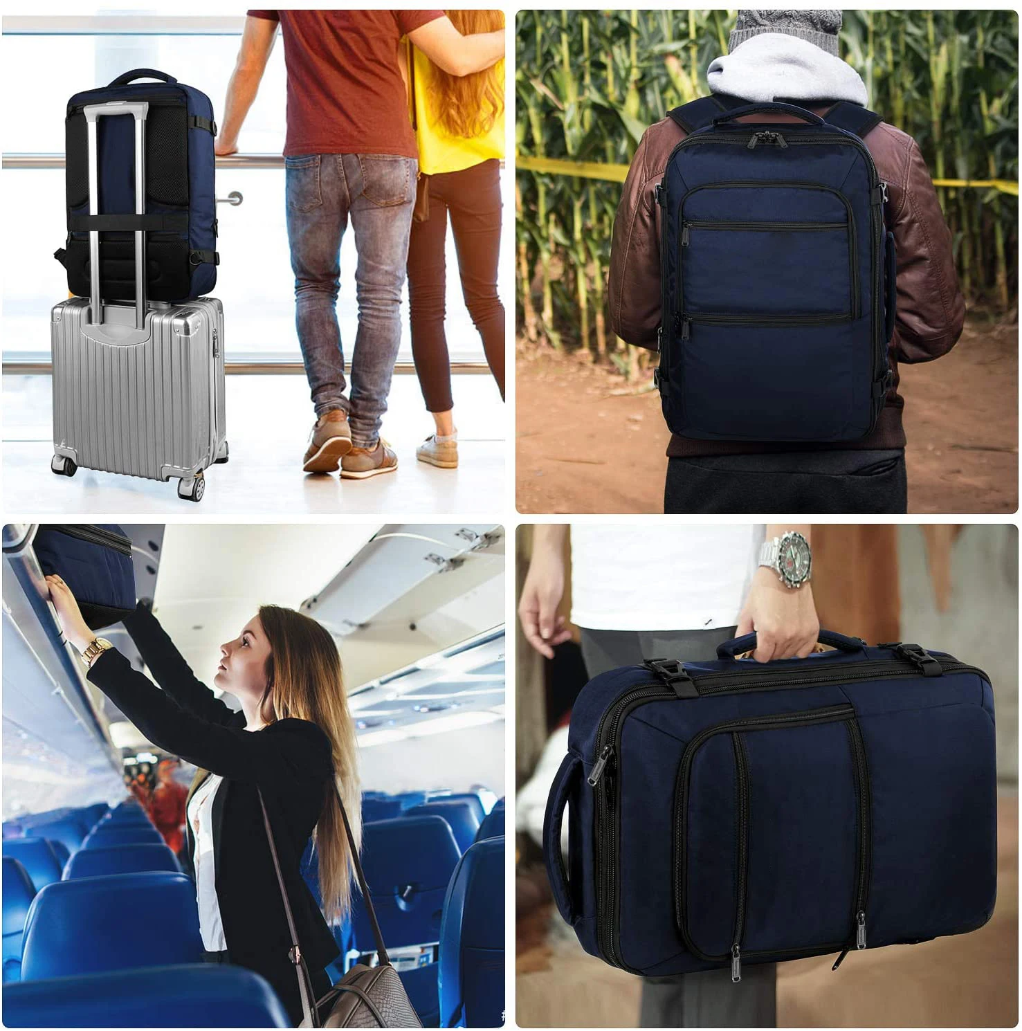 40l旅行背包携带背包手提行李飞机旅行背包男女定制