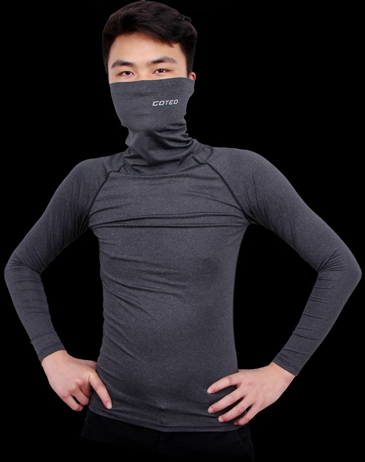 High Quality Lycra Compression Shirts Black Pure Color Gym High Quality Lycra Compression Shirts Black Pure Color Gym