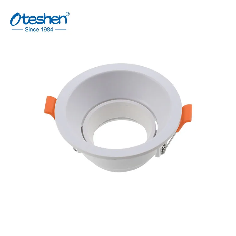 2020 new downlight fitting replaceable ceiling light fixture PC material GU10 frame