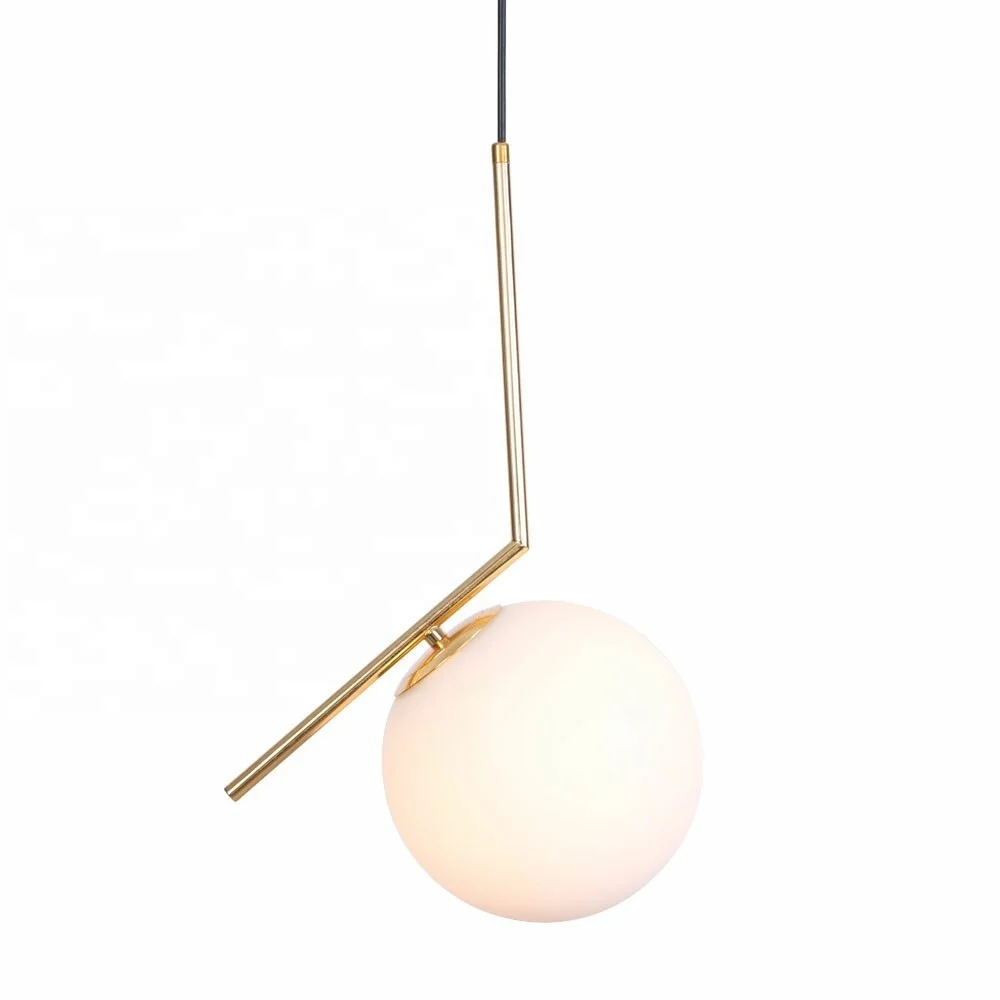 Modern Gold Nordic LED Pendant Lights Lamp Glass Ball Wall Light Fixtures Hanging lamp for Home