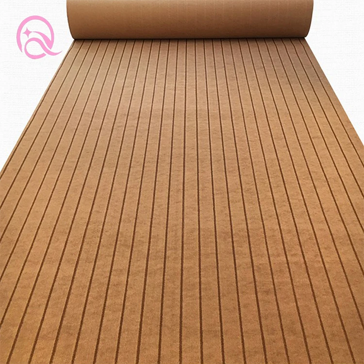 Non-slip waterproof hotel bedroom staircase gym corridor red camel ash two-color interval velvet striped carpet