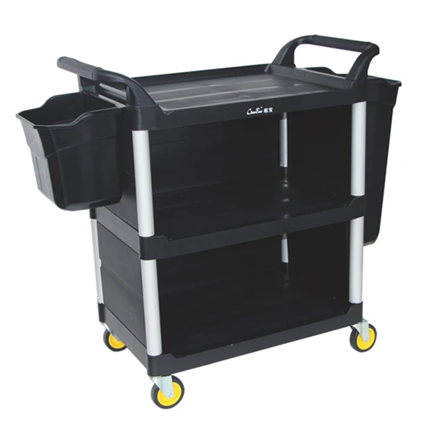 Multifunctional restaurant cleaning cart trolley