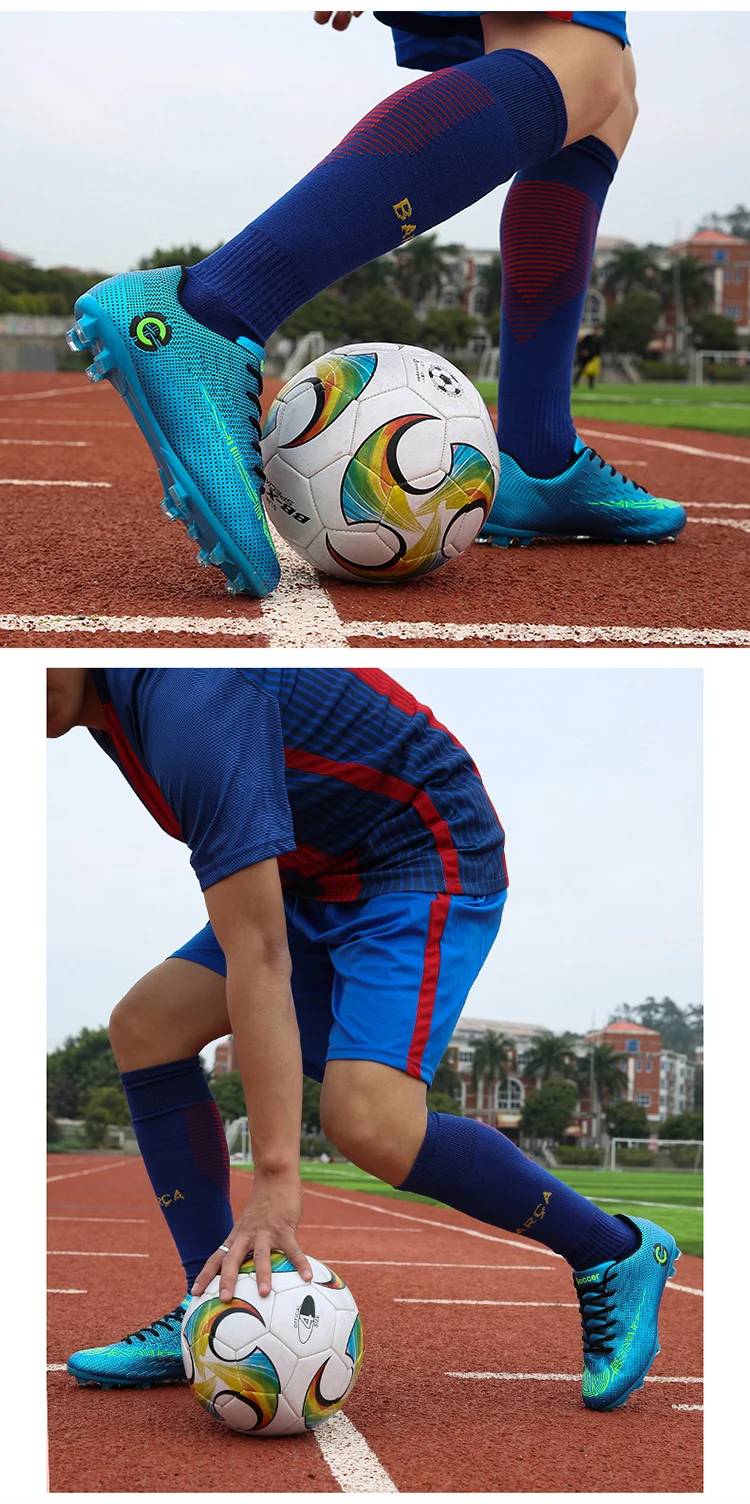 Pu Upper Stylish Firm Ground Sports Shoes High Quality Hard Ground