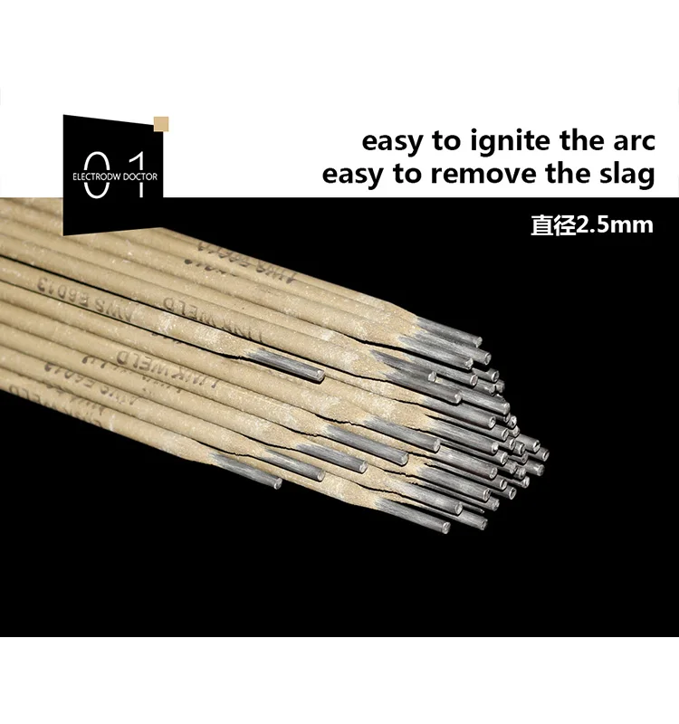 easy arc welding rod 6013 2.5 3.2 4.0mm welding electrode AWS E6013