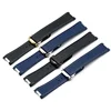 Planet Ocean watch replacement 20 mm silicone watch band deployment rubber strap