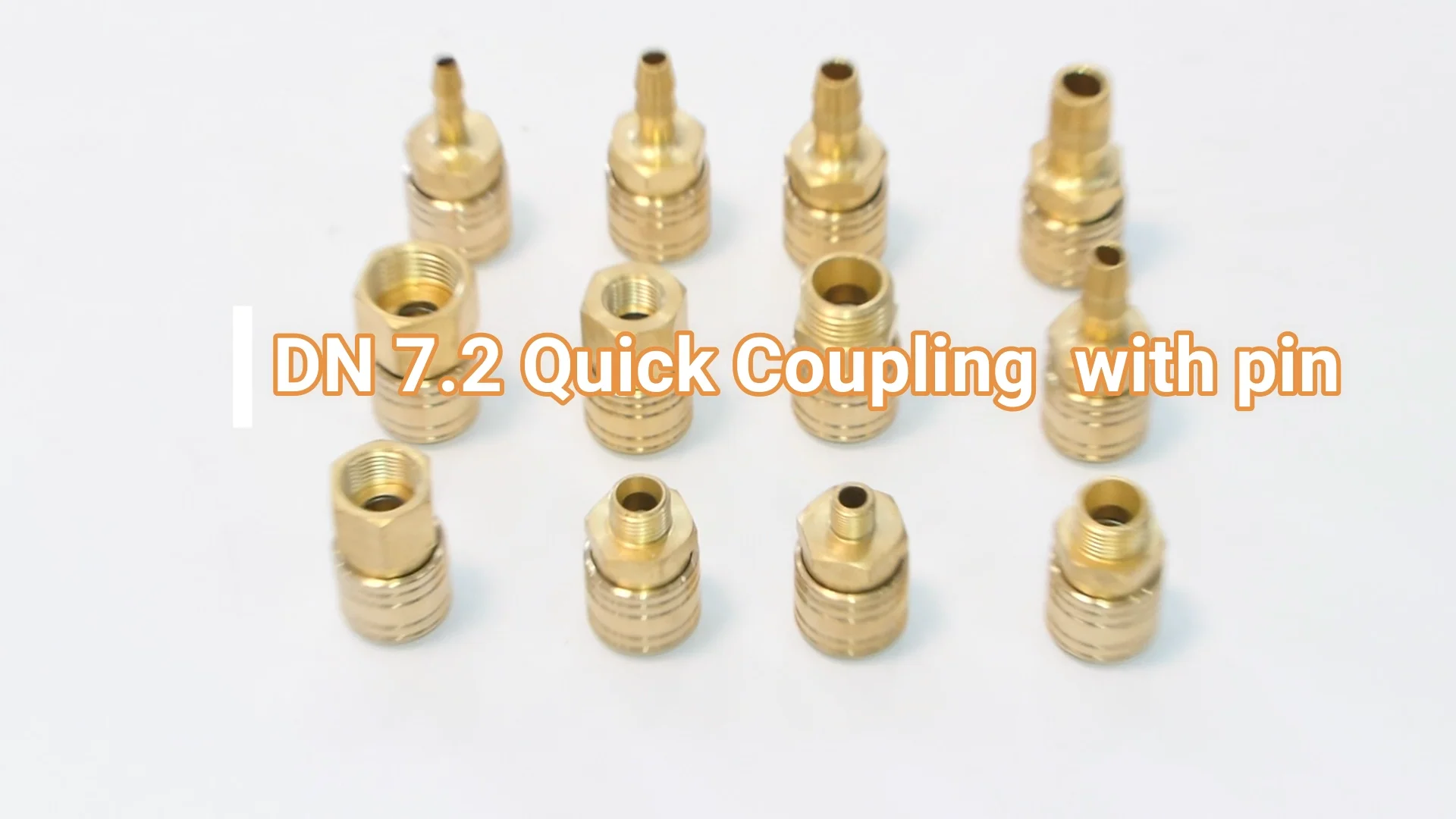 Dn7.2 Hose Brass Quick Release Coupling Air Fittings Pneumatic 6mm