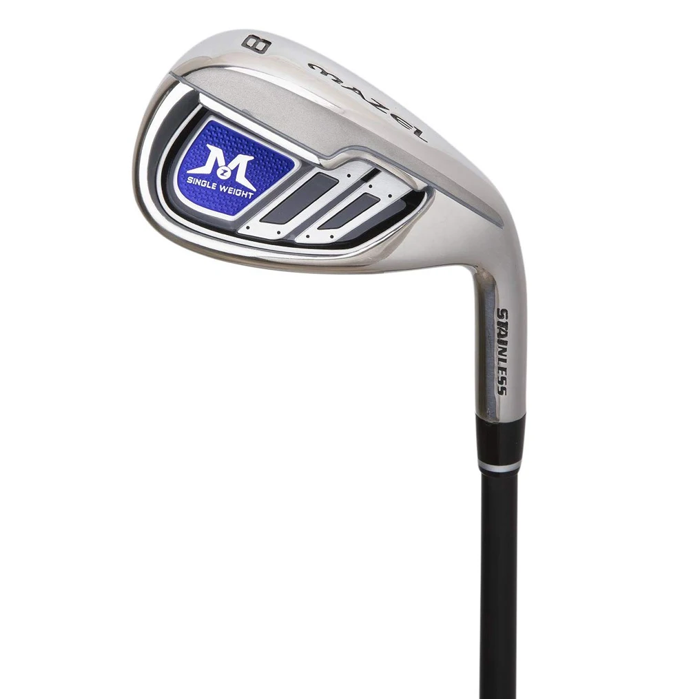 Mazel Right Handed Flex Stiff Golf Club Set 4sw(9 Pieces) One Length