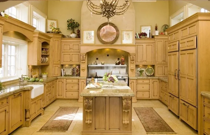 Intelligent combination furniture solid wood kitchen cabinet ,fiber kitchen cabinet