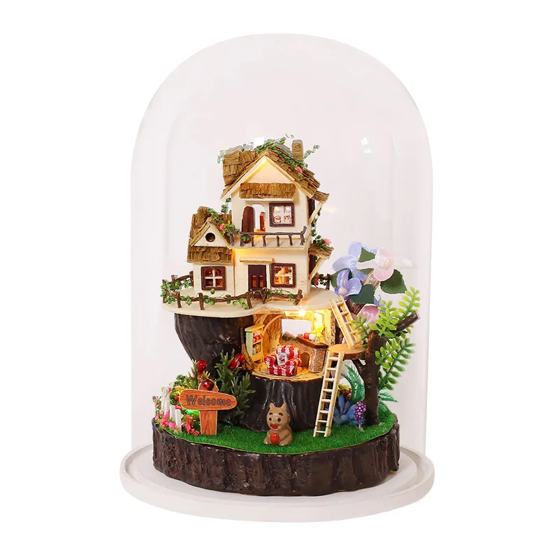 Song Of The Forest DIY Doll House GN-03 Assembled Children Kids Toy Adult Collection Dollhouse Intelligence Gift Funny 17*10cm