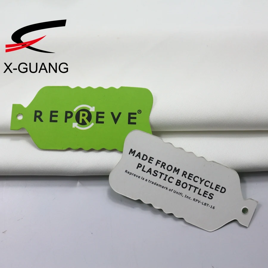 320gsm Recycle Fabrica Textiles Scuba Crepe Fabric Polyester Spandex Plastic Bottles With GRS Approval