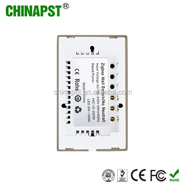 2020 Factory Price Zigbee 2CH US Smart Touch Switch for Home Lamps PST-ZW-U1 - ANKUX.COM