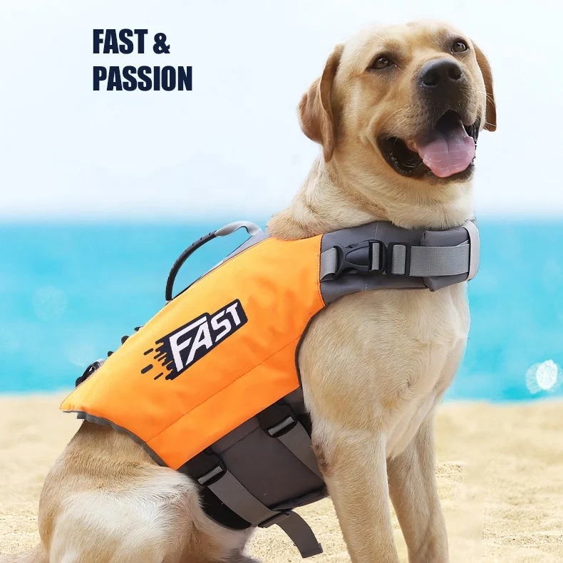 New Reflective Dog Life Vest For Swimming And Boating Wild Fishing