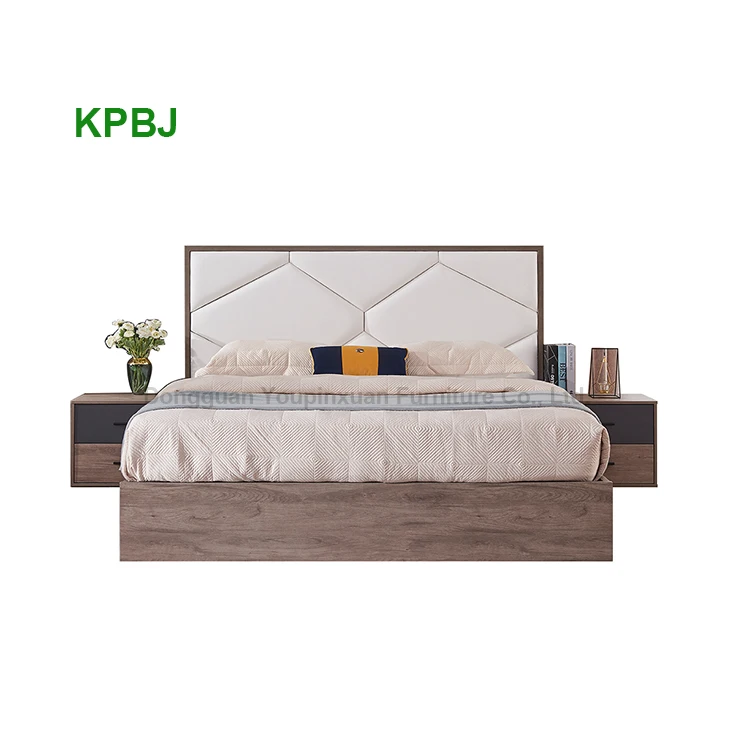 Modern Nordic Style Wood Bedroom Furniture Queen King Size Storage Beds Buy King Size Bed Frames High Quality Wood Queen Bed Frame With White Headboard Country Style Bedroom Furniture Queen Size Wood Bed