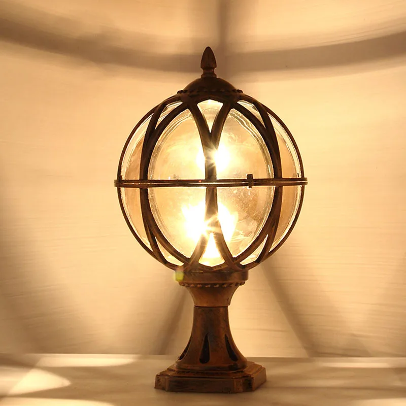 wholesale fancy Waterproof Motion Solar Sensor Outdoor Led Wall garden pillar light